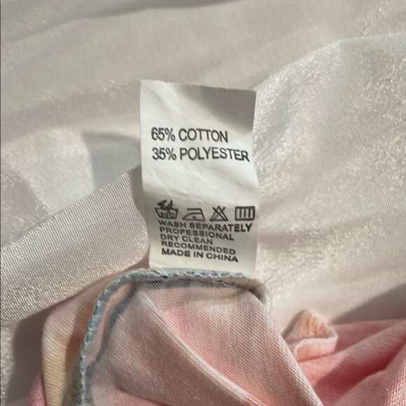 Women’s Multicolor Striped Tie Front Adjustable Strap Lined Dress Button Front - Picture 5 of 6